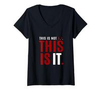 Women's Maroon Red Burgundy Color Really IT Maroon Burgundy V-Neck T-Shirt