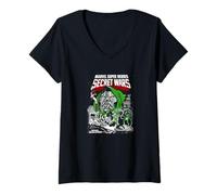 Womens Marvel Comics Secret Wars Dr Doom V-Neck T-Shirt
