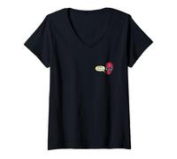 Women's Marvel Deadpool April Pool's Day Corner Art April Fool's Day V-Neck T-Shirt
