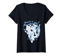 Womens Marvel Fantastic Four: First Steps They're Fantastic! Retro V-Neck T-Shirt