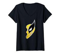 Womens Marvel Studios Deadpool & Wolverine Best Friends Heart Right V-Neck T-Shirt