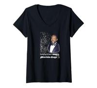 Womens Marvin Gaye_006 V-Neck T-Shirt