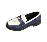 Women's Mary Jane Dirndl Shoes Summer Flat Loafers with Tassel Decoration