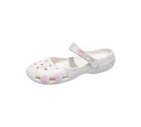 Women's Mary Jane Sandals: Two-in-One Design, Breathable, Non-Slip, and Durable Perfect for The Beach, Outdoor Activities, Home, and Commuting,White 2,3 UK