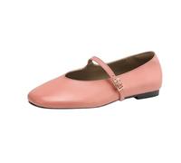 Women's Mary Jane Shoes Female Shallow Ballet Shoes for Women Versatile Chic(Pink,5UK)