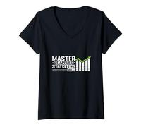Women's Master of Applied Statistics (M.A.S.) V-Neck T-Shirt