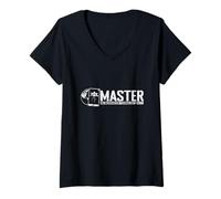 Women's Master of Information Technology Cloud Computing V-Neck T-Shirt