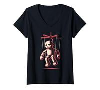 Womens Master of Puppets V-Neck T-Shirt
