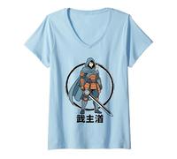 Women's Master of the Martial Way Anime Manga V-Neck T-Shirt