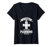 Womens Master of Urban Planning Infrastructure Planning V-Neck T-Shirt