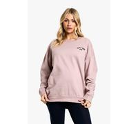Womens Maternity In My Mom Era Slogan Sweatshirt & Legging Set - Pink - S, Pink