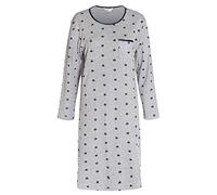 Women's Maternity Printed Floral Nightdress (14-16,Grey)