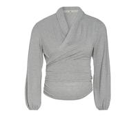 Women's Maternity Wrap Top Baby's Only Glow Gris XL