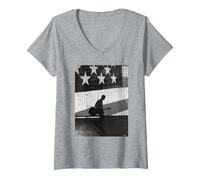 Women's Matt Johnson The The Post-Punk Singer By AJ Barratt V-Neck T-Shirt