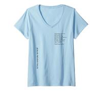 Women's Matthew 6:34, JNF, Do Not Worry About Tomorrow, Christian V-Neck T-Shirt