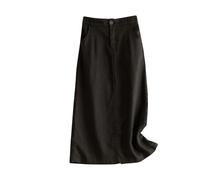 Women's Maxi Skirts Retro Cotton Linen Skirts Ladies Elegant Straight Midi Skirt Jersey A Line Skirt Summer Casual Pleated High Waist Flared Hem Dance Prom Going Out