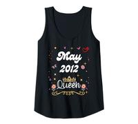 Womens May 2012 Queen Since May 2012 Birthday Girl Women Tank Top