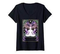 Women's Maybe It's Woo-woo Maybe It's Quantum Physics Woman V-Neck T-Shirt