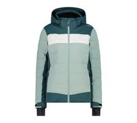 Womens Mechanical Stretch Hooded Puffer Jacket CMP Vert S