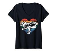 Womens Medical Laboratory Assistant V-Neck T-Shirt
