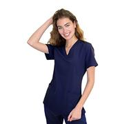 Women's Medical Nursing Scrub Top GT 4FLEX-Navy-Large