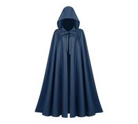 Women's Medieval Gothic Cape Cloak Halloween Renaissance Cosplay Costume | Witch Vampire Wizard Robe Victorian Steampunk Pirate Outfit for Themed Party Role-Play Stage Performance Masquerade