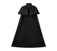 Women's Medieval Gothic Cape Cloak Halloween Renaissance Cosplay Costume | Witch Vampire Wizard Robe Victorian Steampunk Pirate Outfit for Themed Party Role-Play Stage Performance Masquerade