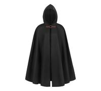 Women's Medieval Gothic Cape Cloak Halloween Renaissance Cosplay Costume | Witch Vampire Wizard Robe Victorian Steampunk Pirate Outfit for Themed Party Role-Play Stage Performance Masquerade