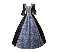 Womens Medieval Queen Vitorian Dress Gothic Ball Gown Renaissance Royal Halloween Fancy Costume Princess Beauty Lolita Dresses Plus Size