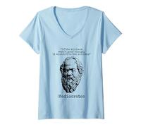 Womens Mediocrates: If The Minimum Wasn't Good Enough - Lazy Logic V-Neck T-Shirt