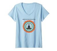 Women's Meditation in Motion - Wu Xing Five Elements Qigong V-Neck T-Shirt