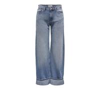 Women's medium jeans Only Lella TAI519 Wide Bleu XSx32