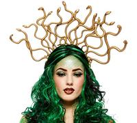 Womens Medusa Snake Headpiece on Headband