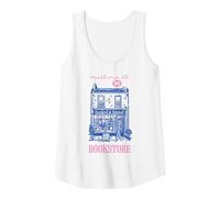 Womens Meet Me at The Bookstore Cute Cozy Bookshop Reader Bookworm Tank Top
