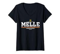 Women's Melle Germany/Deutschland V-Neck T-Shirt