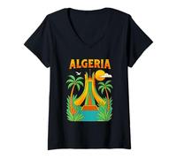 Women's Memorial Martyr Algeria Dz Souvenir Algiers Culture V-Neck T-Shirt