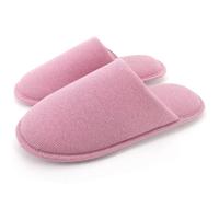 Women's Memory Foam Slippers - Dark Pink UK 6.5/7.5