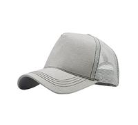 Women's Men's Baseball Cap, Dual-Tone Splicing Design Cotton Trucker Hat with Mesh Back Adjustable Snapback for Golf Running Outdoor Unisex Sun Hat Casual Sports Cap Lightweight Soft Dad Hat Grey