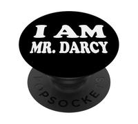 Womens Mens Girls I Heart Mr Darcy - I Am Mr Darcy PopSockets Adhesive PopGrip