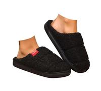 Women's Men's Slippers Winter Warm Slippers with Memory Foam Men Women with the Same Heel J Warm Thickened Winter Indoor Half Package Home On Drag Warm Winter A02