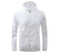 Women's Men's UPF 50+ UV Sun Protection Hoodie Jackets Waterproof Zip Down Long Sleeve Hiking Shirt Outdoor Running Fishing Dry Fit SPF Performance Pullover Shirts Rash Guard Top Lightweight Swim
