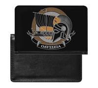 Womens Mens Viking Runes Passport Holder, Wallet Travel Essentials, Waterproof Portable Durable Passport Holder Cover, for Vaccine Card, Credit Cards, Tickets, ID Card ( Color : A31 , Size : 14.7x9.8