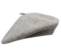 Women's Mens Wool Beret Hat - Classic French Style, Warm, and Fashionable Headwear for Fall and Winter - Elegant, Trendy & Comfortable Accessory in Various (Grey)