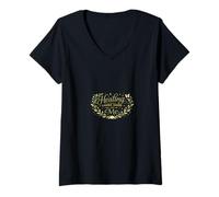 Women's Mental Health Healing Quote, Positive Mindset V-Neck T-Shirt