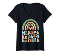 Women's Mental Health Matters V-Neck T-Shirt