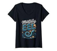 Women's Mentally EEL Moray V-Neck T-Shirt