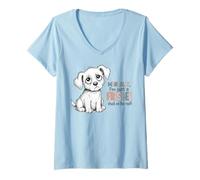 Womens Mentally I'm Just a Frisbee Stuck on The Roof V-Neck T-Shirt