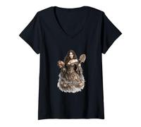 Women's Mercy Brown The New England Vampire Legend V-Neck T-Shirt