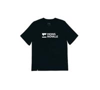 Women's merino T-shirt Mons Royale Icon Noir XL