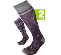 Women's merino wool socks Lorpen Mid Eco (x2) Gris 34/37